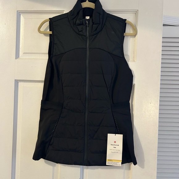 NWT - Lululemon Athletica Black Puffer Vest - Picture 1 of 7